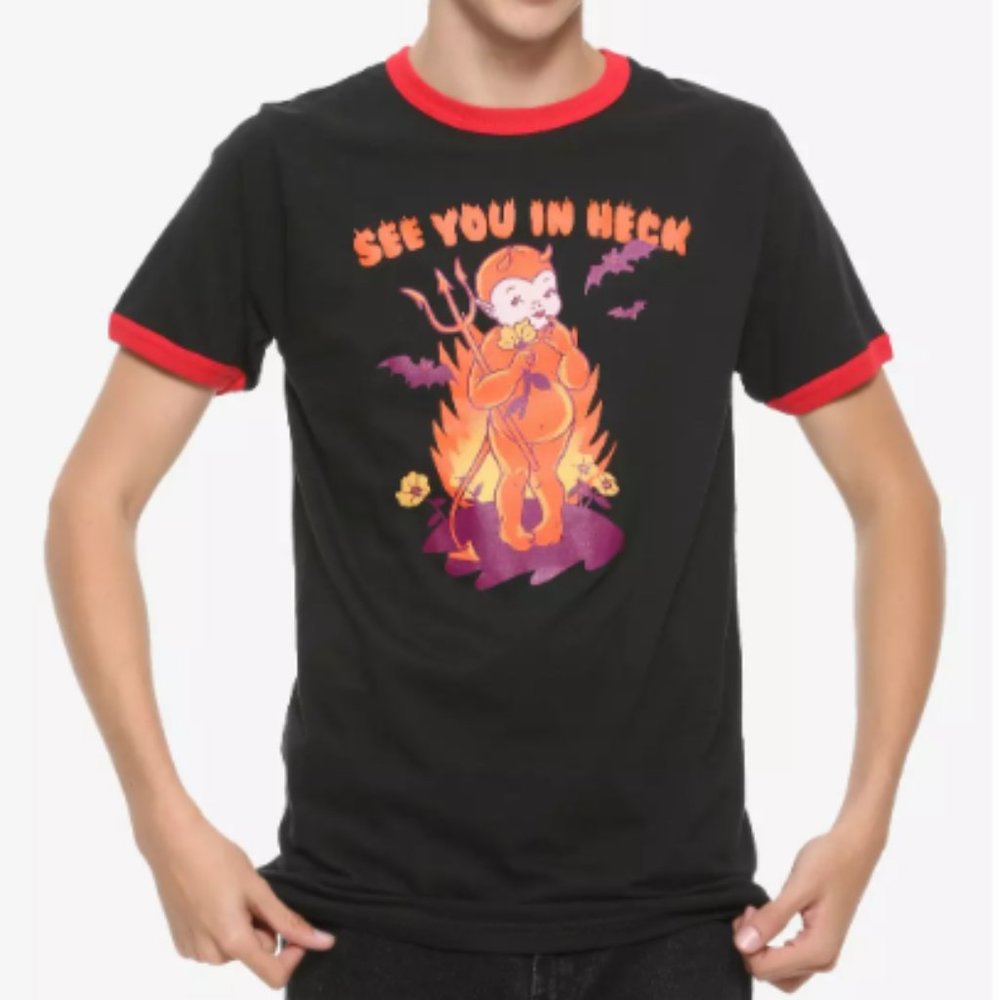 Black Matter See You In Heck T-Shirt - Large
